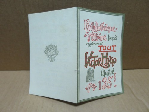 Victor hugo publicité pour - hugo,