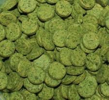 [8,75€/100g] 100 comprimés de nourriture vert tablettes adhésives pour crevettes