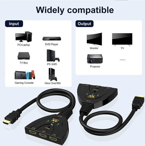 Commutateur hdmi ports - commutateur, 4k
