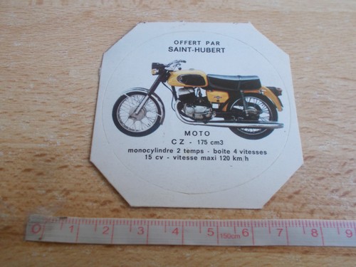 Autocollant moto 175 cm3 - cz,
