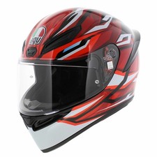 Casque AGV K1 S Lion noir brillant rouge - Taille XXL