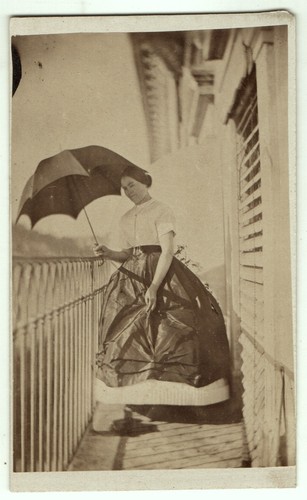 Photo cdv époque 1865 femme - d'époque,