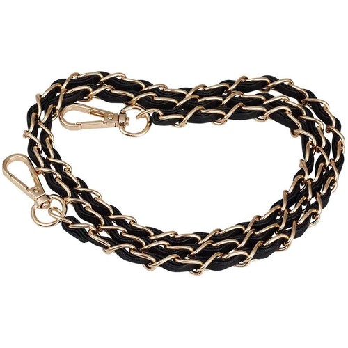 Sangle cuir tressé noir de - cuir,