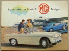MG MIDGET MARK II SPORTS CONVERTIBLE Car Sales Brochure 1966 #H&E 6554