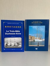 Lot de 2 livres Le trois mats Duchesse Anne Daniel le Corre Jean-Louis Molle