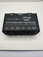 Stagg SDI-ST Dual Channel Direct Injection DI Box With Stereo / Mono Switch