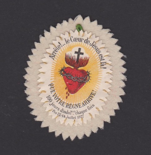 Reliquaire ancien scapulaire - reliquaire, ancien/scapulaire