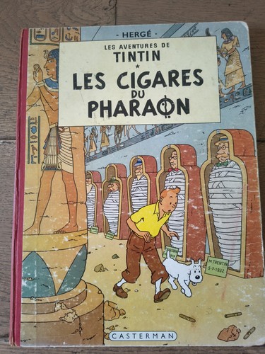 Album tintin les cigares - bd,