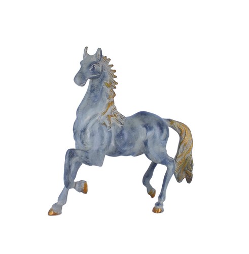 Sculpture cheval laiton - en,
