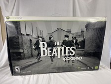 The Beatles: Rock Band - Xbox 360 - Complete - Hofner Guitar, Drums, Mic