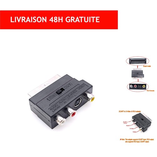 Adaptateur péritel vers - adaptateur,