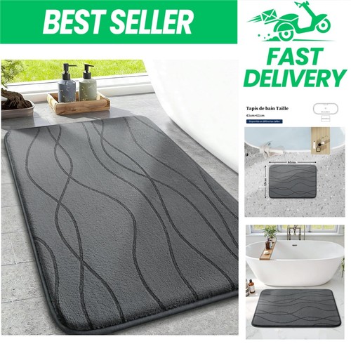 Tapis bain mousse à - mousse,