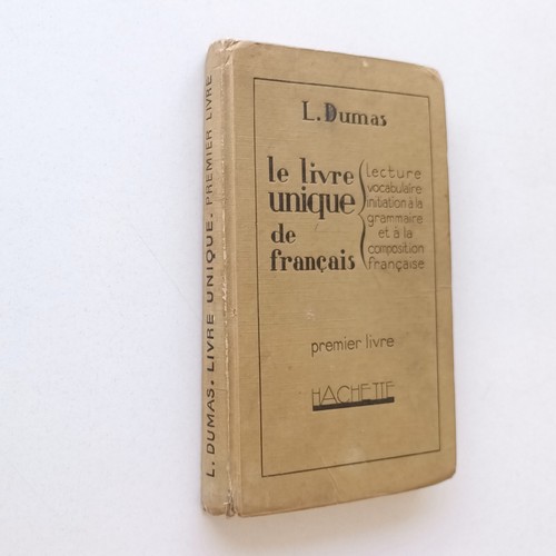 Livre unique français - le, de