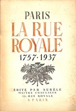 PARIS "LA RUE ROYALE" SHOES AURELE / BOOKLET / 1937
