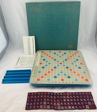 1977 Deluxe Scrabble Game Complete in Very Good Condition FREE SHIPPING