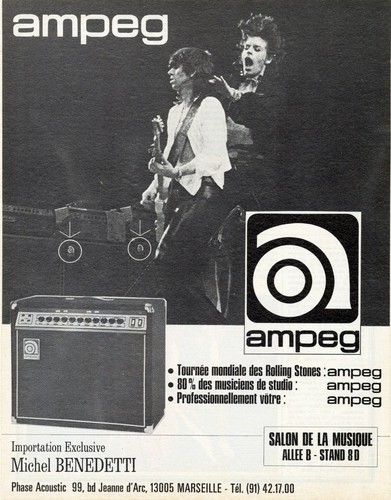 The rolling stones ampeg - "the,