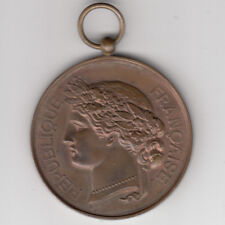 Medaille D'honneur Societe Nationale Du Tir Des Communes De France 51mm Bronze