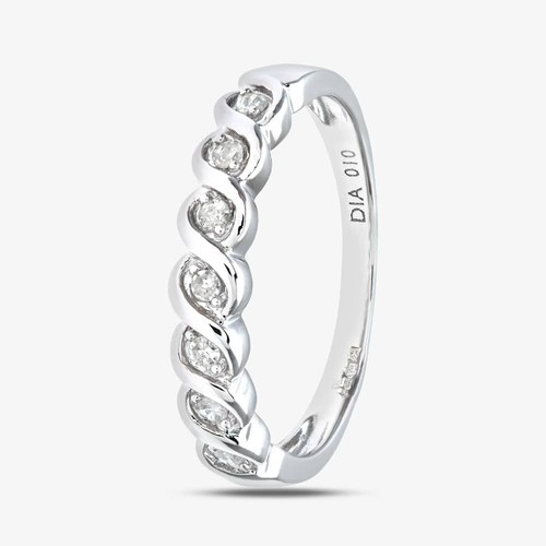 Bague demi éternité - bague, demi-éternité