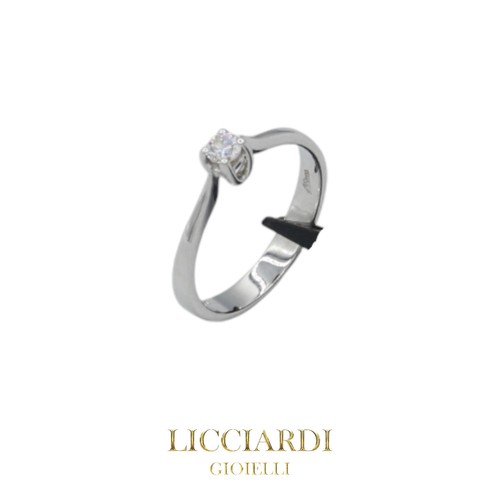 Bague solitaire femme blanc - solitaire,
