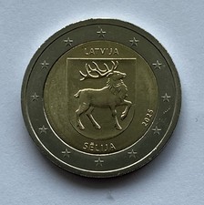 LATVIA - 2 € Euro commemorative coin 2025 - coat of arms of Selija UNC