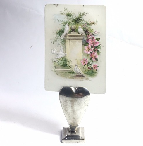 Ancien porte menu cœur - porte, en