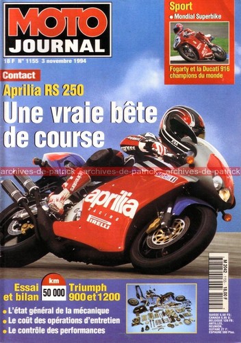 Moto journal 1155 - 1155, essai