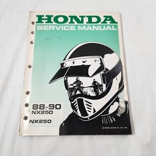 Honda Service Shop Repair Manual Book 1988 - 1990 NX250 NX 250 Dominator 61KW302