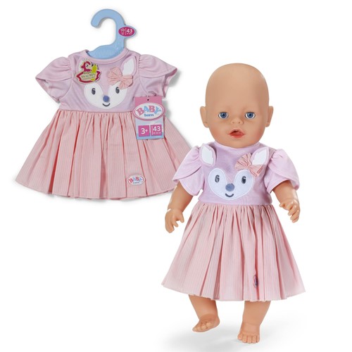 Baby born jurk hertje - born, met