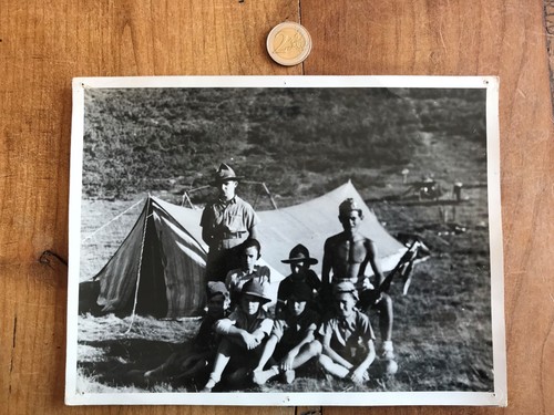 Photographie ancienne scout - ancienne,