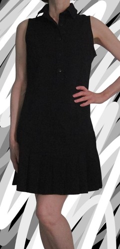 Robe saharienne coton noir - coton,