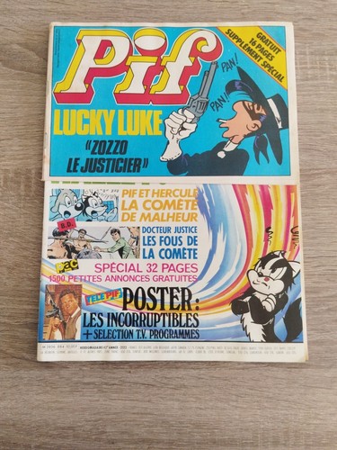 Pif gadget 884 avec rare - pif,