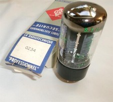 ⚜® TUBE RT GZ34 5AR4 By MULLARD BLACKBURN f32 OO Getter TESTED NOS NIB =°=