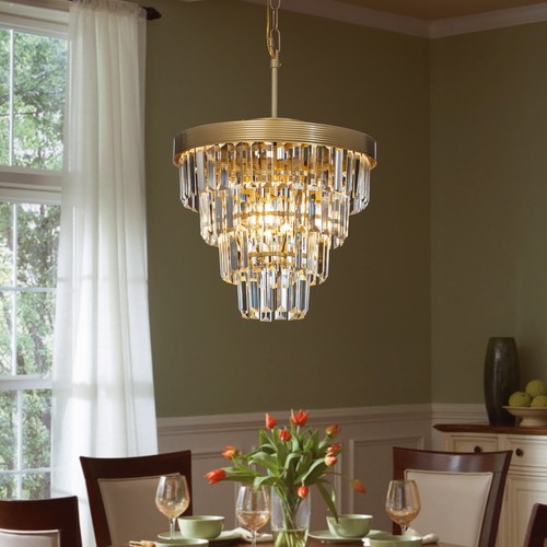 Light tiered gold - 4-light,