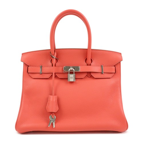 Hermès birkin rose togo avec - hermès,