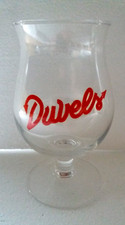 COLLECTOR , VERRE A BIERE DUVEL 33CL , COLLECTION LES DIABLES ROUGES , ref VD148