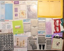 Lot Papercraft EMBOSSING FOLDERS Cutting Dies Stencils Disney Cuttlebug