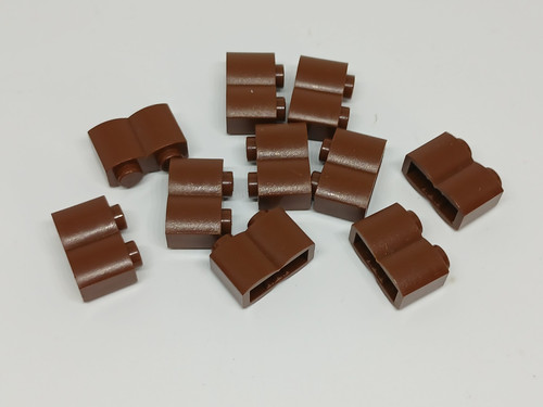 Lego 10x brique bûche x - :, 1