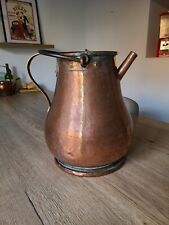 Antique copper coquemar or antique jug.