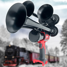 ?Milwaukee 18V impact Train Air Horn 4X QUADRUPLE  Loud Air Trumpet PREMIUM