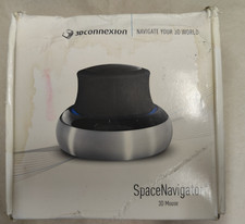 3Dconnexion SpaceNavigator 3DX-600027 Black 3D Ergonomic Mouse USB Controller