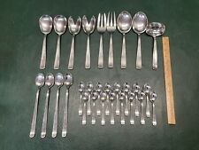 29 Pcs Wirths Inoxil Stainless Germany New Look Pattern ~Serving Pieces & Spoons