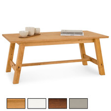 Table basse rectangulaire en bois massif