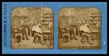 L&#039;Entresol, Le Hairdeur, ca.1870, Day/Night Stereo (French Tissue) Print v
