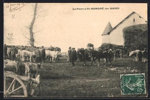 Cpa honoré les bains - cpa, st-honoré-les-bains,