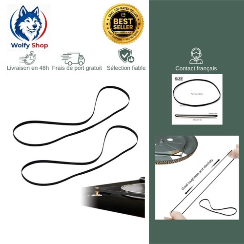 Courroie platine vinyle 200 - , mm