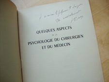 ASPECTS PSYCHOLOGIE CHIRURGIEN MEDECIN LECON INAUGURALE BODART 1950 NANCY