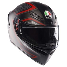 Casque de moto AGV K1 S casque intégral Sling noir mat/rouge double D