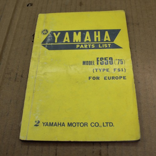 Parts list yamaha 1975 - yamaha, 1975-