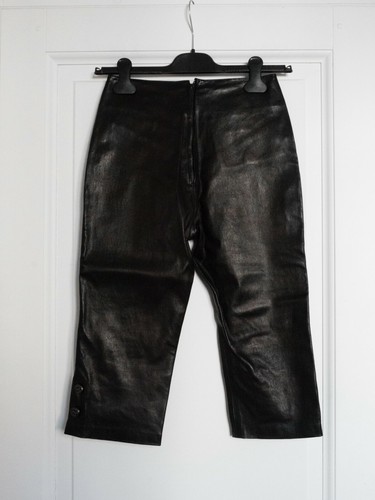 Pantacourt cuir stretch - cuir,