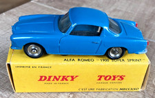 DINKY TOYS FRANCE N°24J Alfa Romeo "1900 Super Sprint" avec boîte origine - TBE.